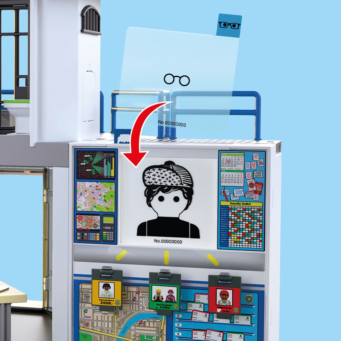 Comisaría con sala de investigación Playmobil 5