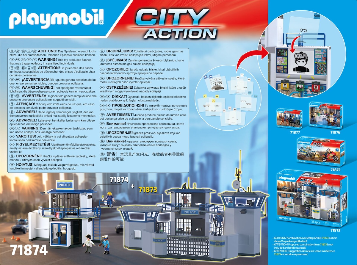 Comisaría con sala de investigación Playmobil 7