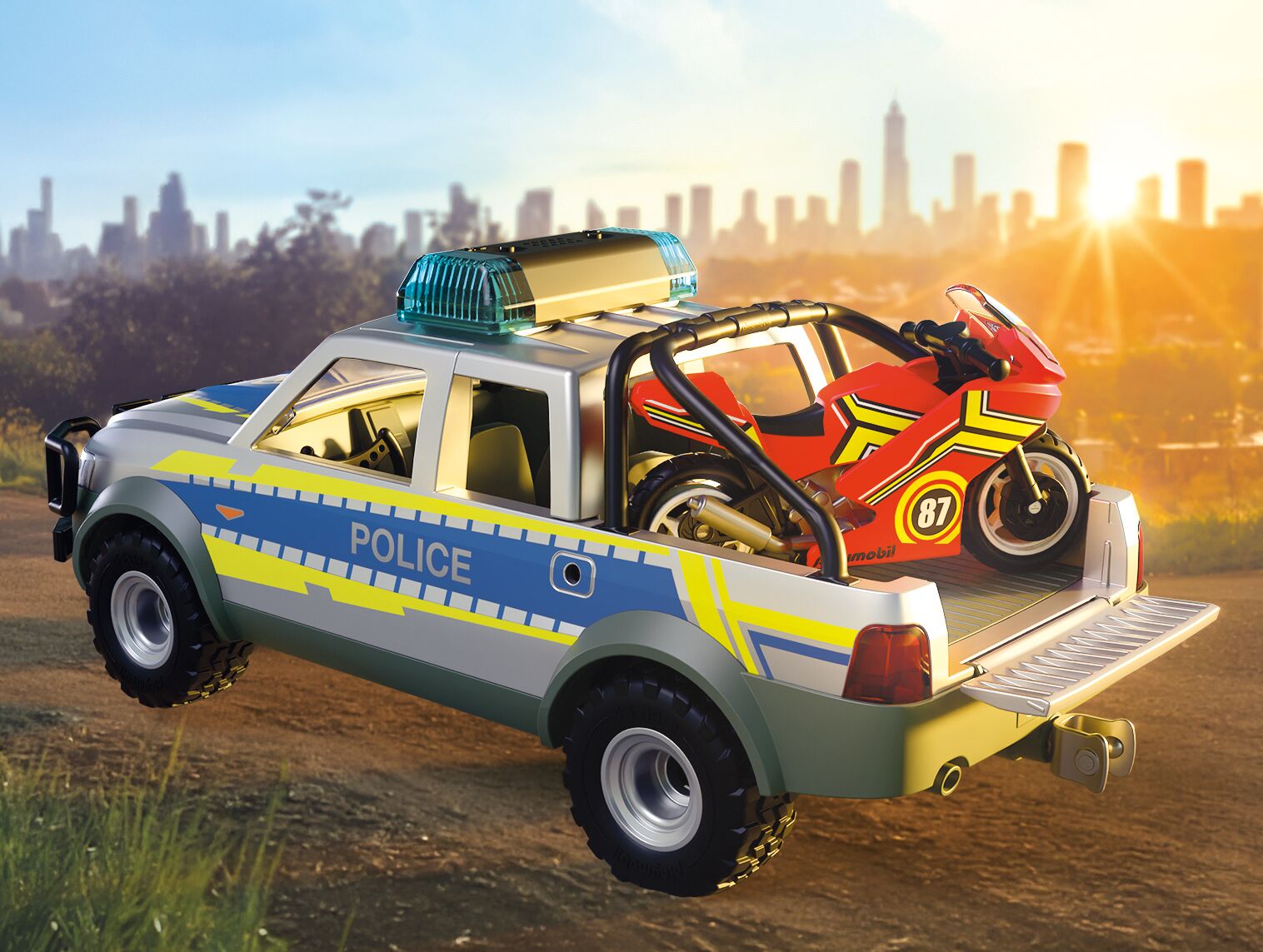 Pick up persecución policial Playmobil 3
