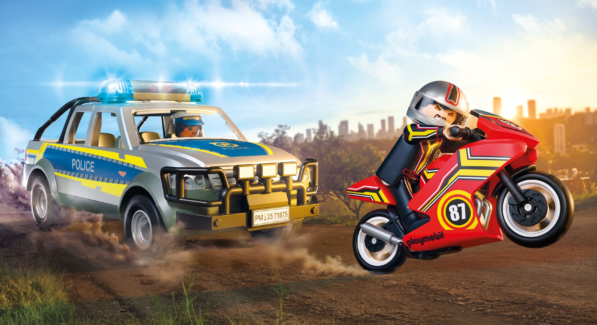 Pick up persecución policial Playmobil 4