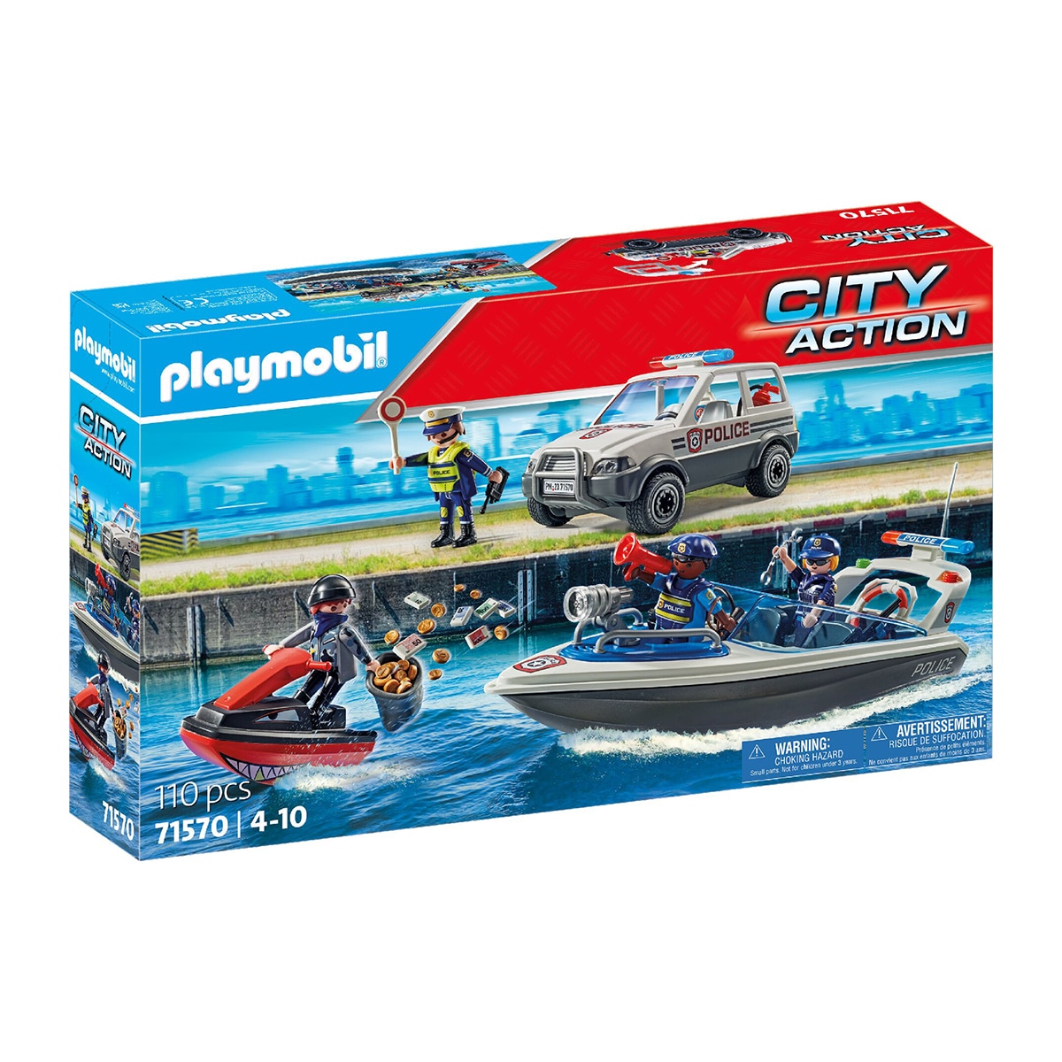 Persecución policial en el agua Playmobil 1