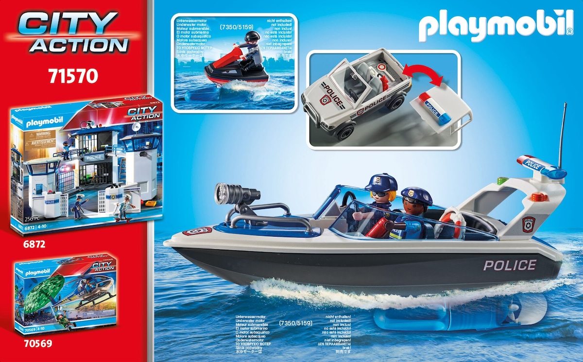 Persecución policial en el agua Playmobil 4