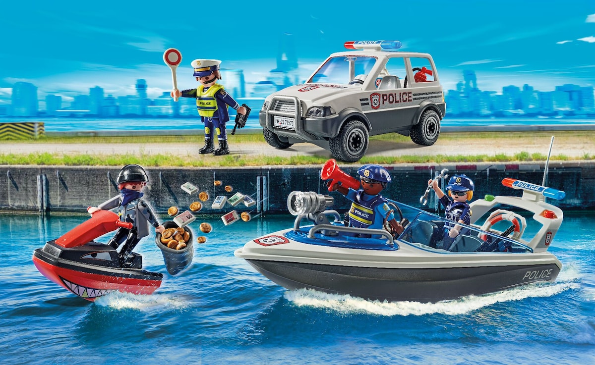 Persecución policial en el agua Playmobil 5