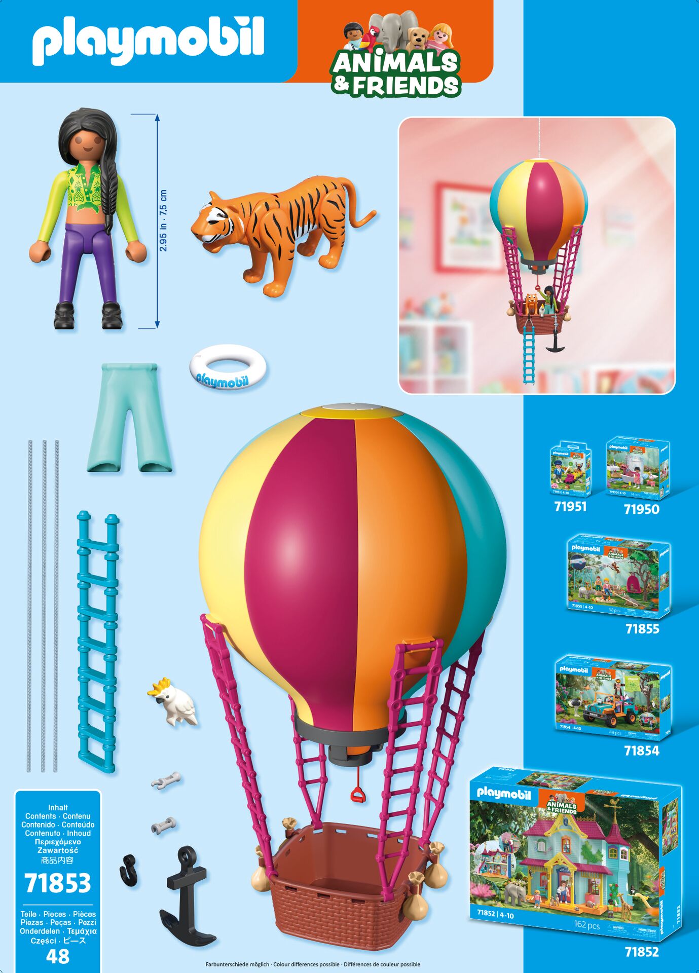 Viaje en globo Playmobil 3