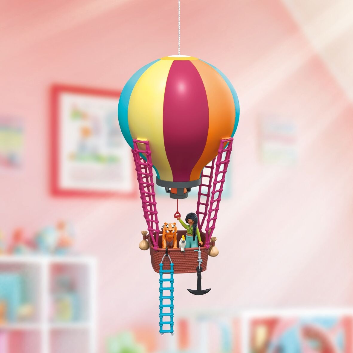 Viaje en globo Playmobil 4