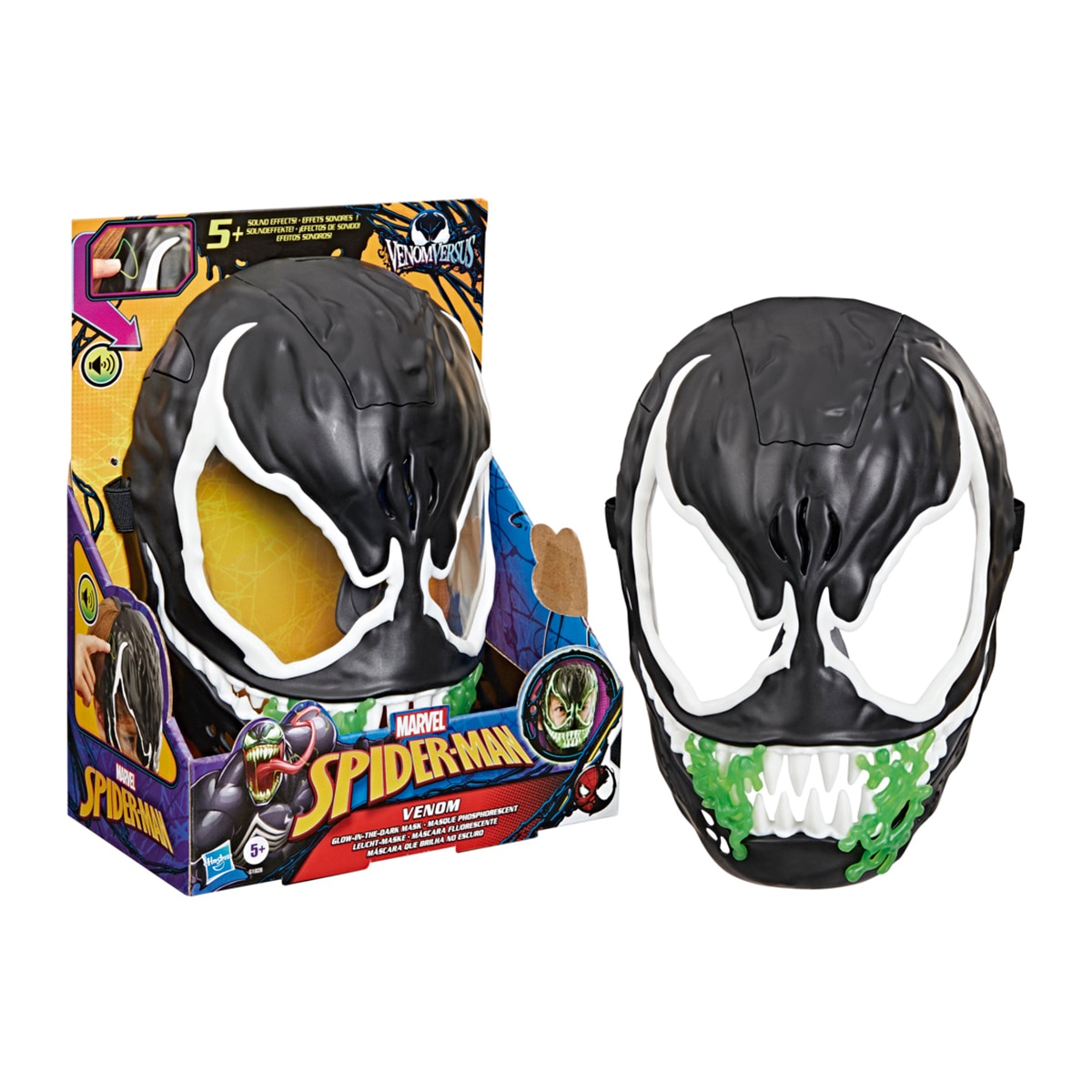 Imagem 0 de Máscara Fluorescente Venom Spiderman