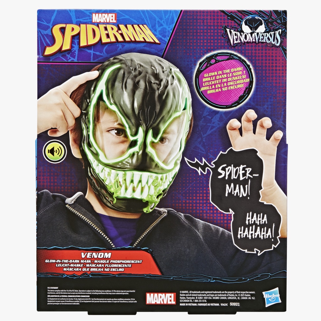 Máscara Fluorescente Venom Spiderman 15