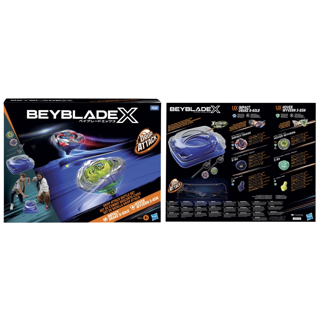 Lanzador X Drop Attack Battle Beyblade 3