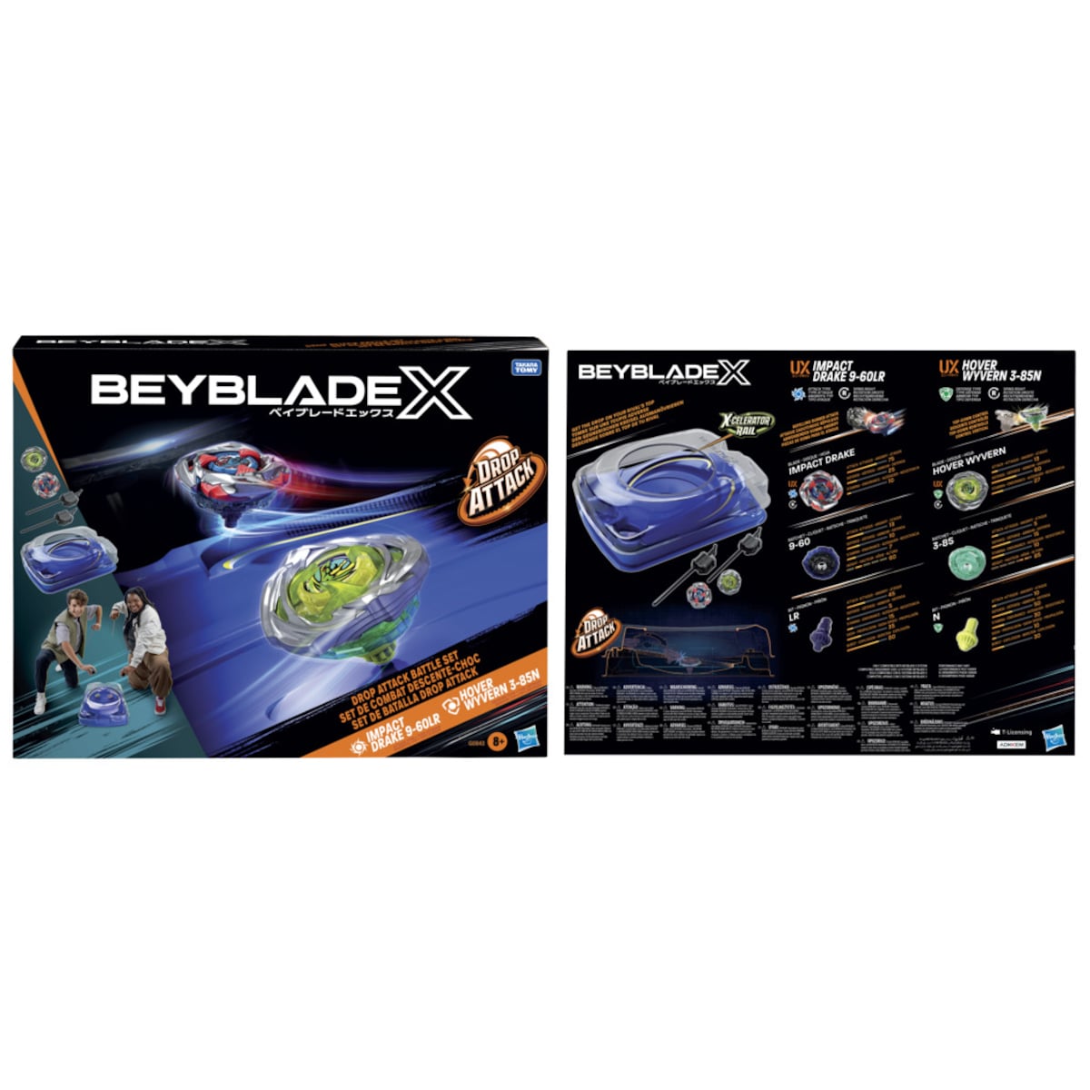 Lanzador X Drop Attack Battle Beyblade 3