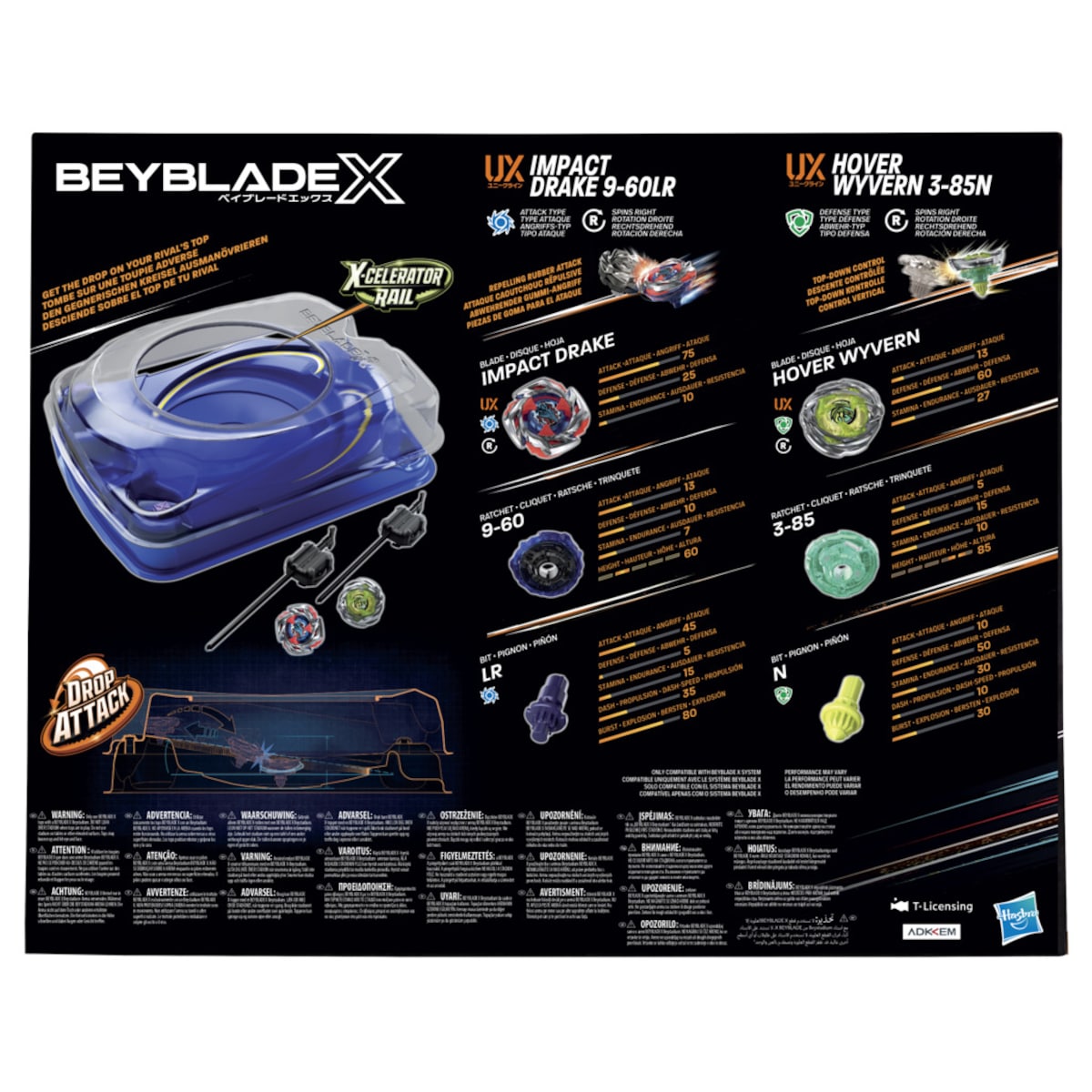 Lanzador X Drop Attack Battle Beyblade 18