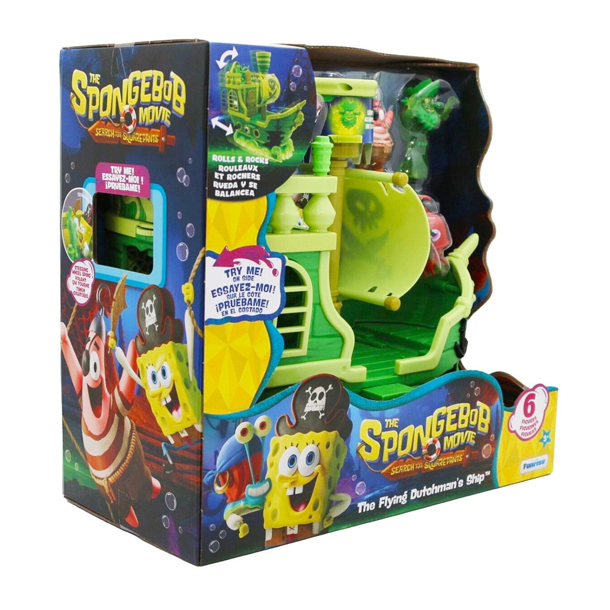 Barco Aventura Pirata con el Holandés Volador Bob Esponja Funrise Toys 11