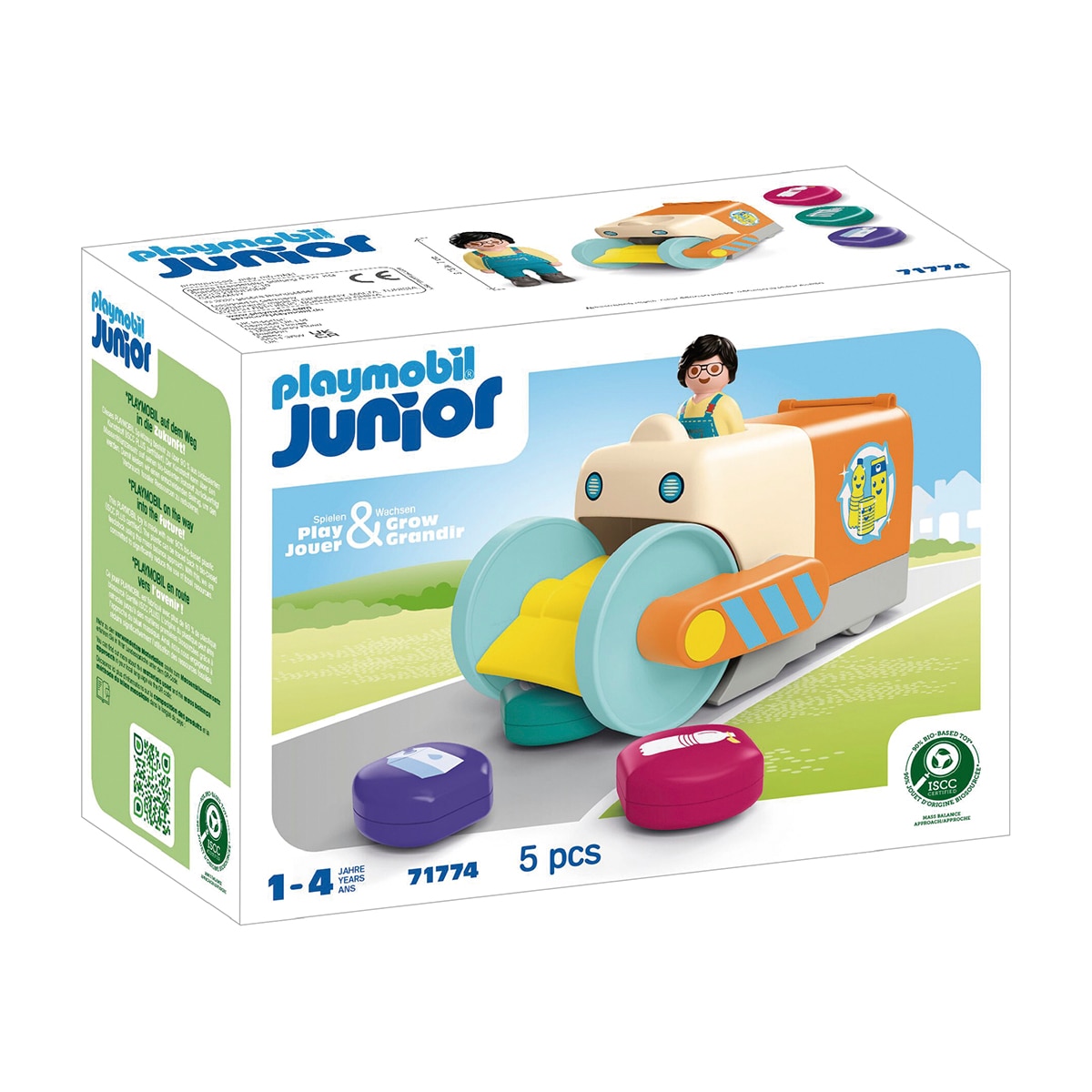 Playmobil – JUNIOR: vehículo recolector de basura.