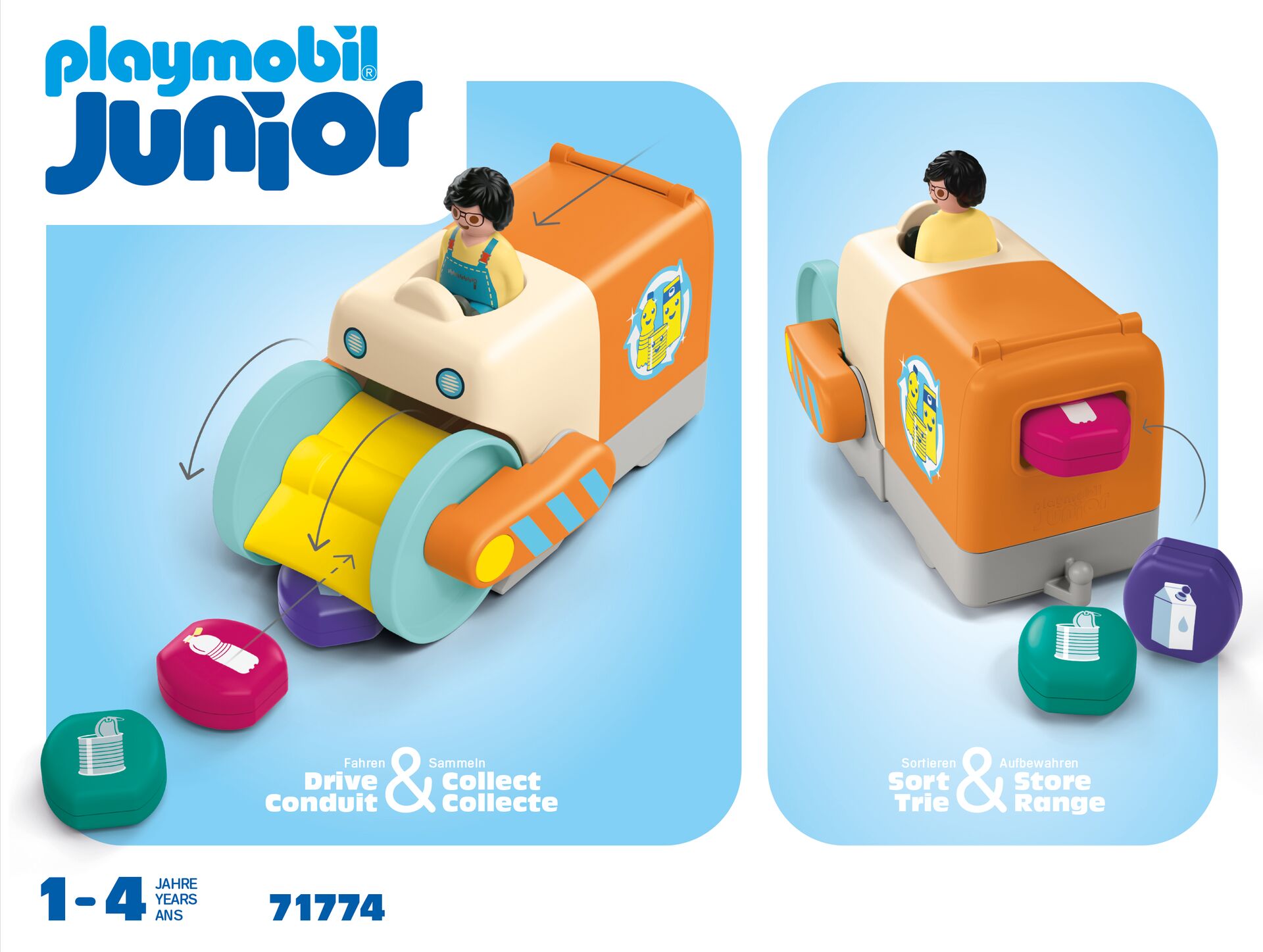 JUNIOR: vehículo recolector de basura 3