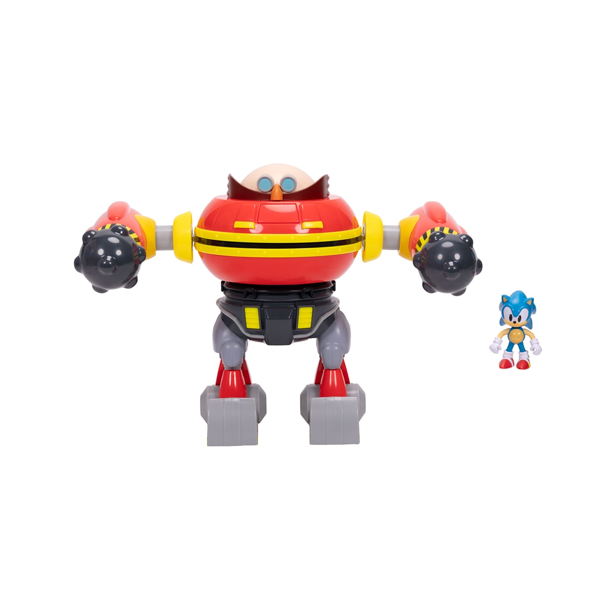 Figura Dr. Eggman 23 cm con funciones y proyectiles. Incluye figura Sonic 6 cm. Licencia Sonic. Jakks Pacific 2