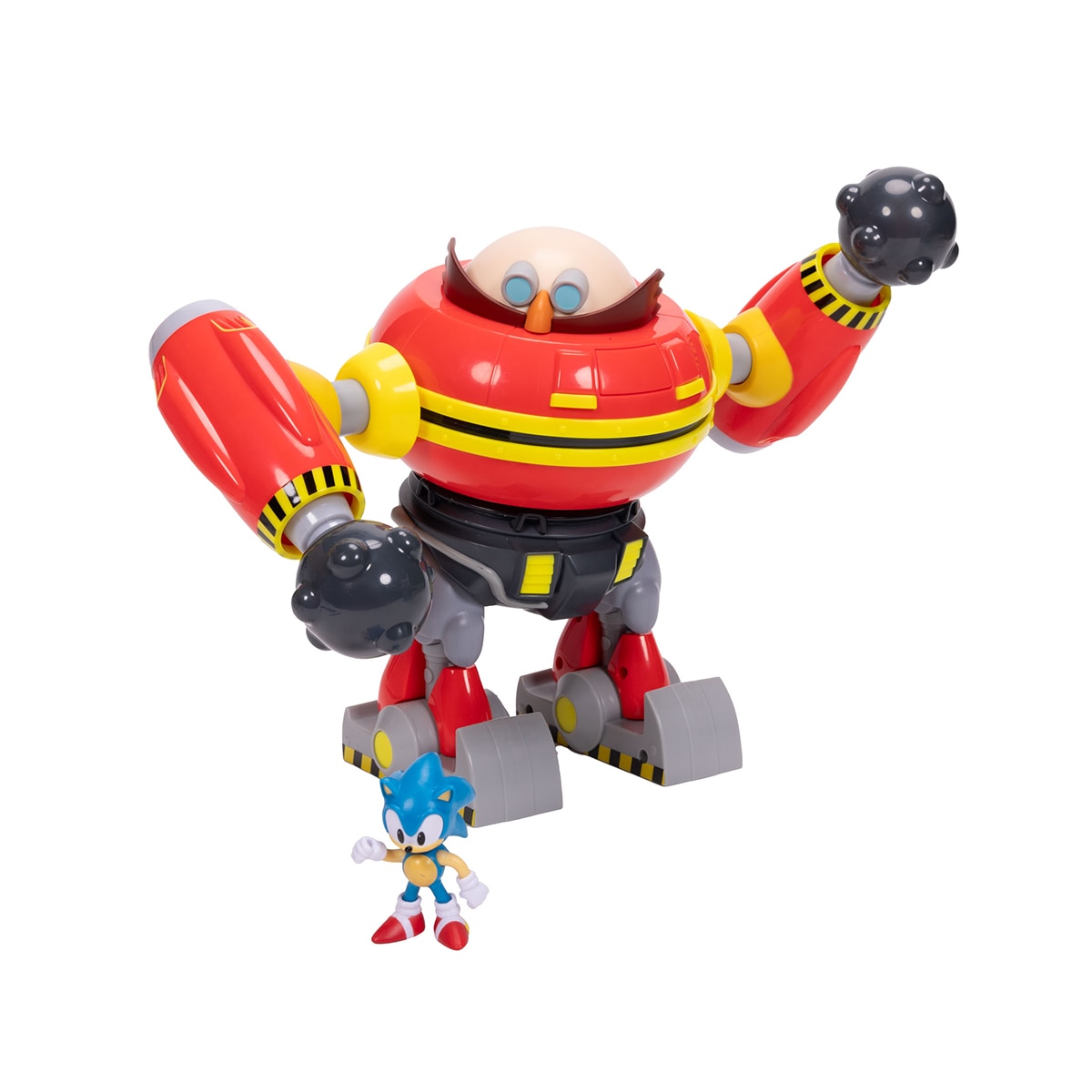 Figura Dr. Eggman 23 cm con funciones y proyectiles. Incluye figura Sonic 6 cm. Licencia Sonic. Jakks Pacific 4