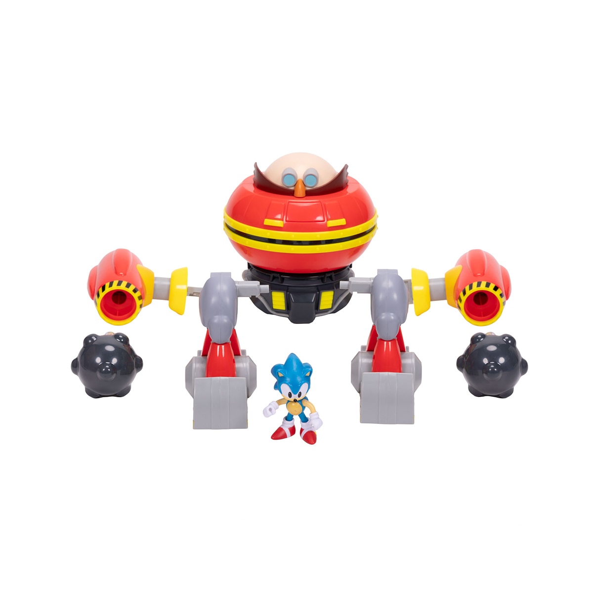 Figura Dr. Eggman 23 cm con funciones y proyectiles. Incluye figura Sonic 6 cm. Licencia Sonic. Jakks Pacific 5