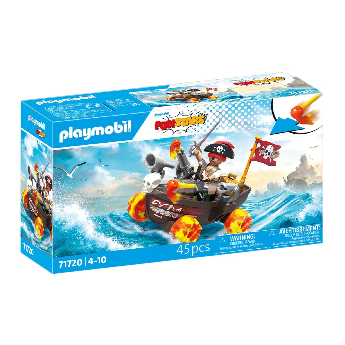 Imagen 0 de Barco pirata Racing Playmobil