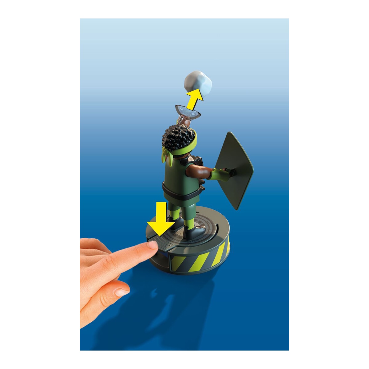 Héroe con vehículo Playmobil 7