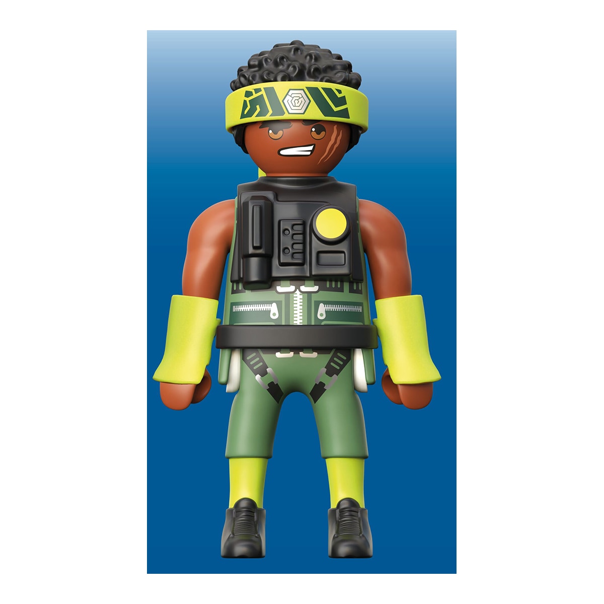Héroe con vehículo Playmobil 9