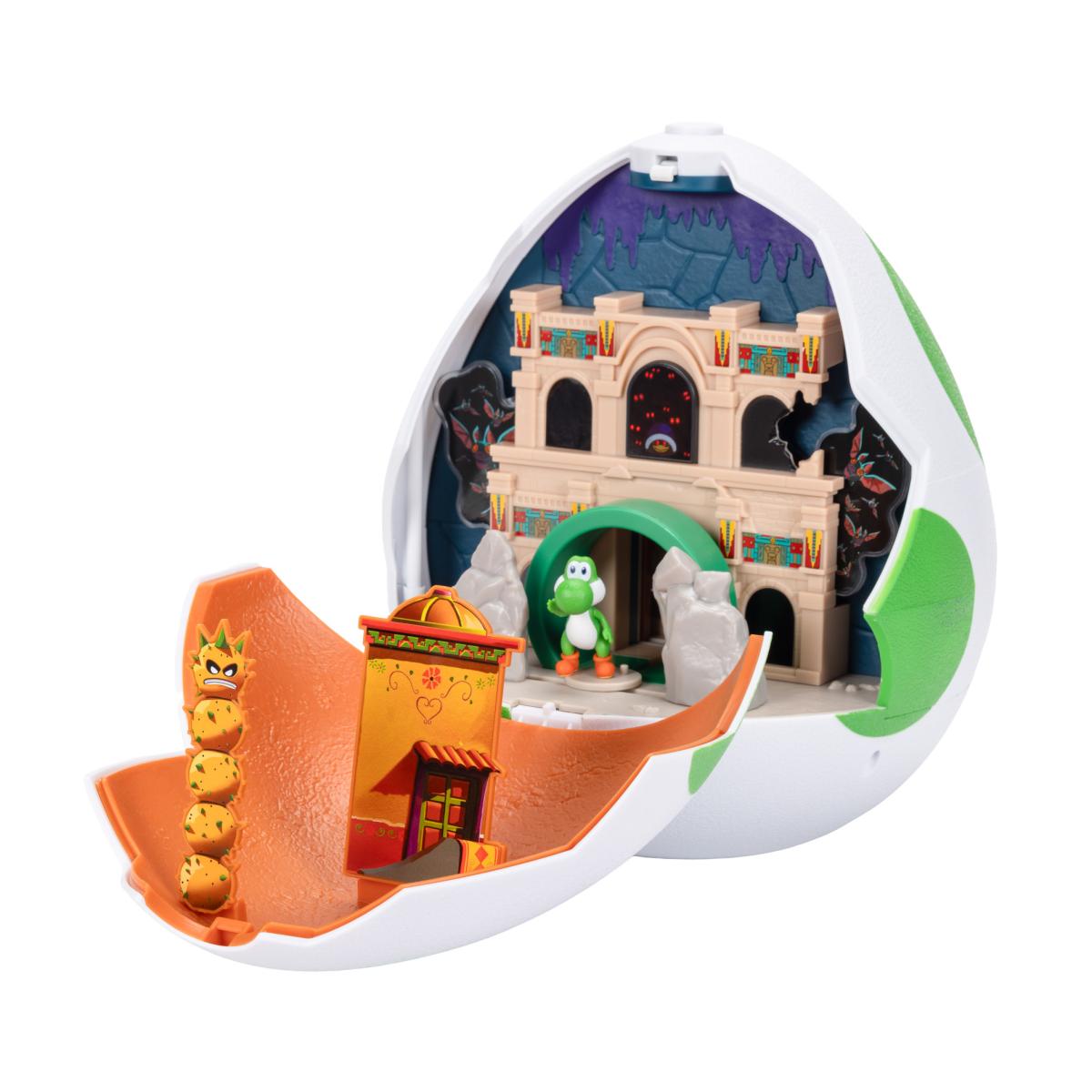 Playset Huevo de Yoshi con figuras coleccionables de 4 cm de Yoshi y Mario. Edición especial película Super Mario Bros Galaxy 9