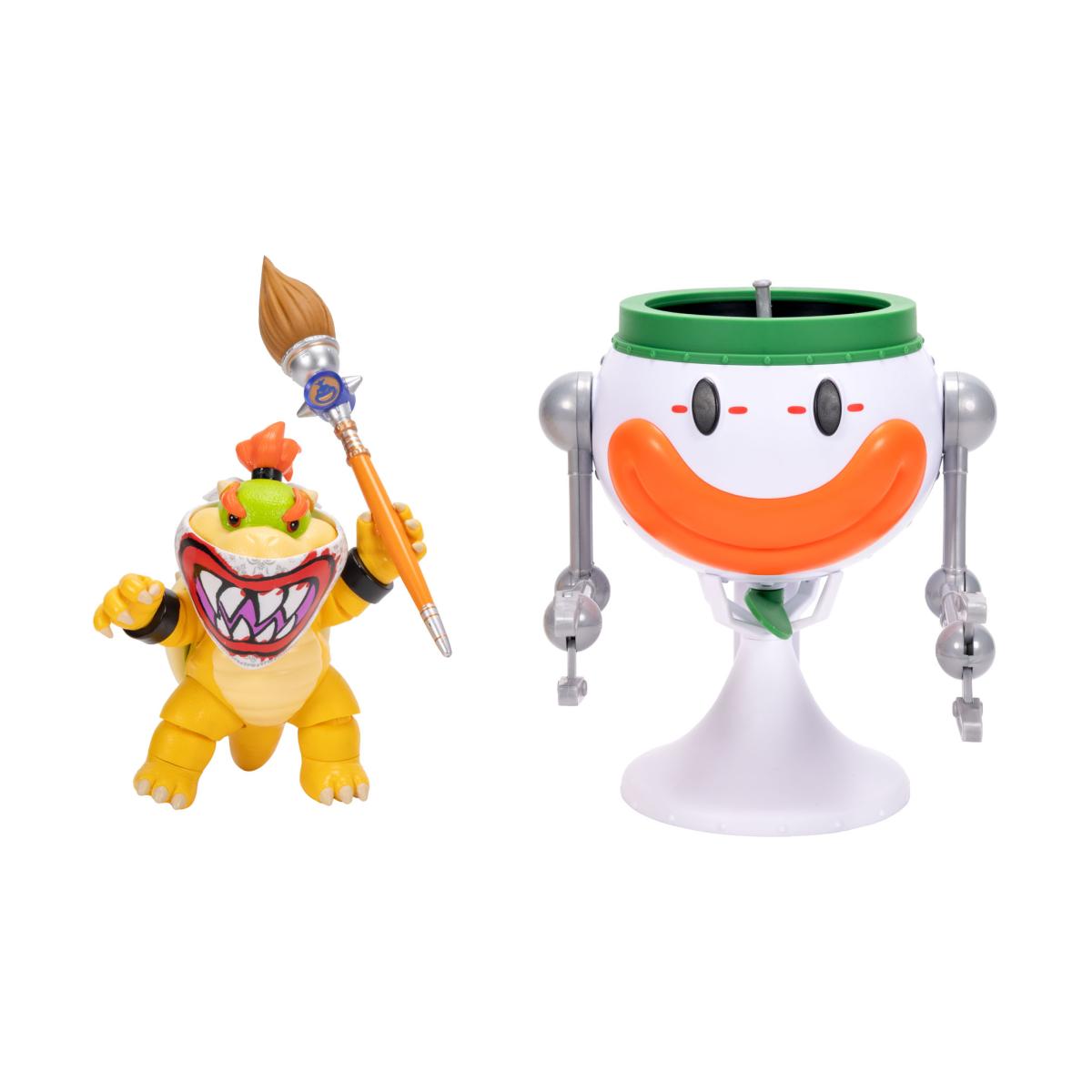 Imagen 0 de Figura de Acción Premium Bowser Jr. de 13 cm con Clown Car Funcional. Edición especial película Super Mario Bros Galaxy