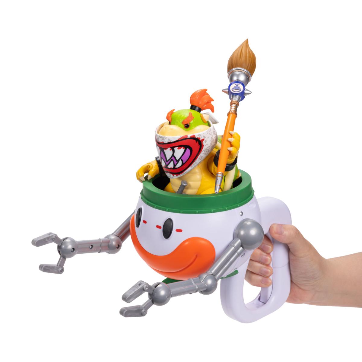 Figura de Acción Premium Bowser Jr. de 13 cm con Clown Car Funcional. Edición especial película Super Mario Bros Galaxy 10