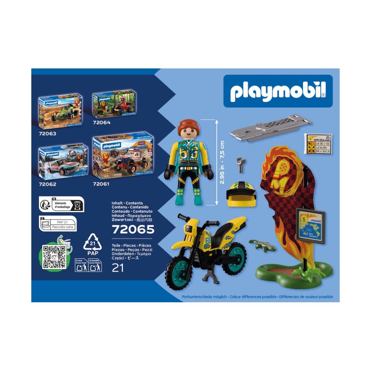Moto todoterreno Playmobil 3