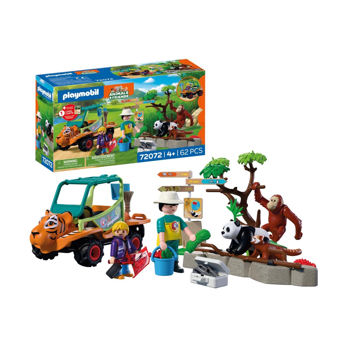 Zoo Cuidador de zoo con vehículo Playmobil 2