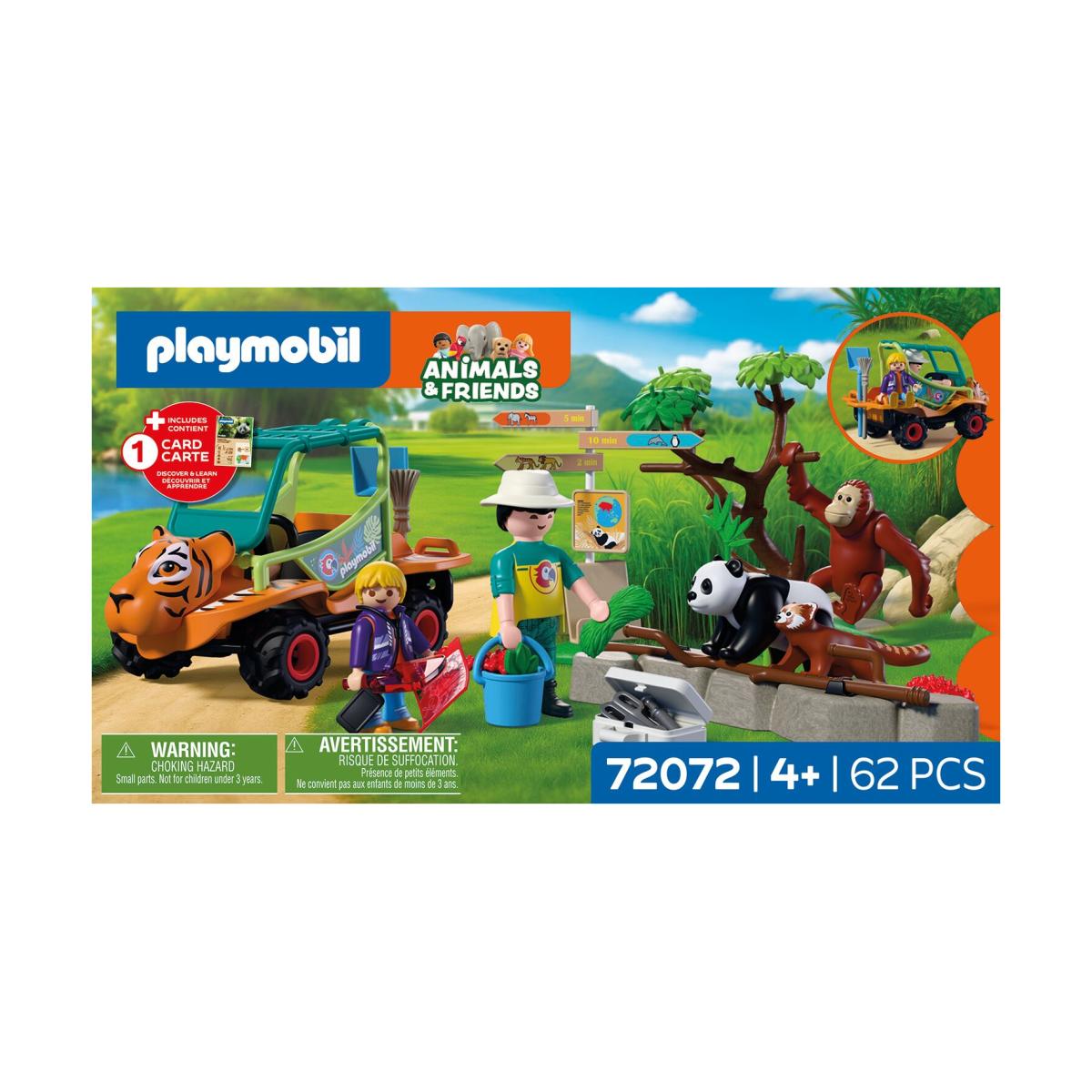 Zoo Cuidador de zoo con vehículo Playmobil 3