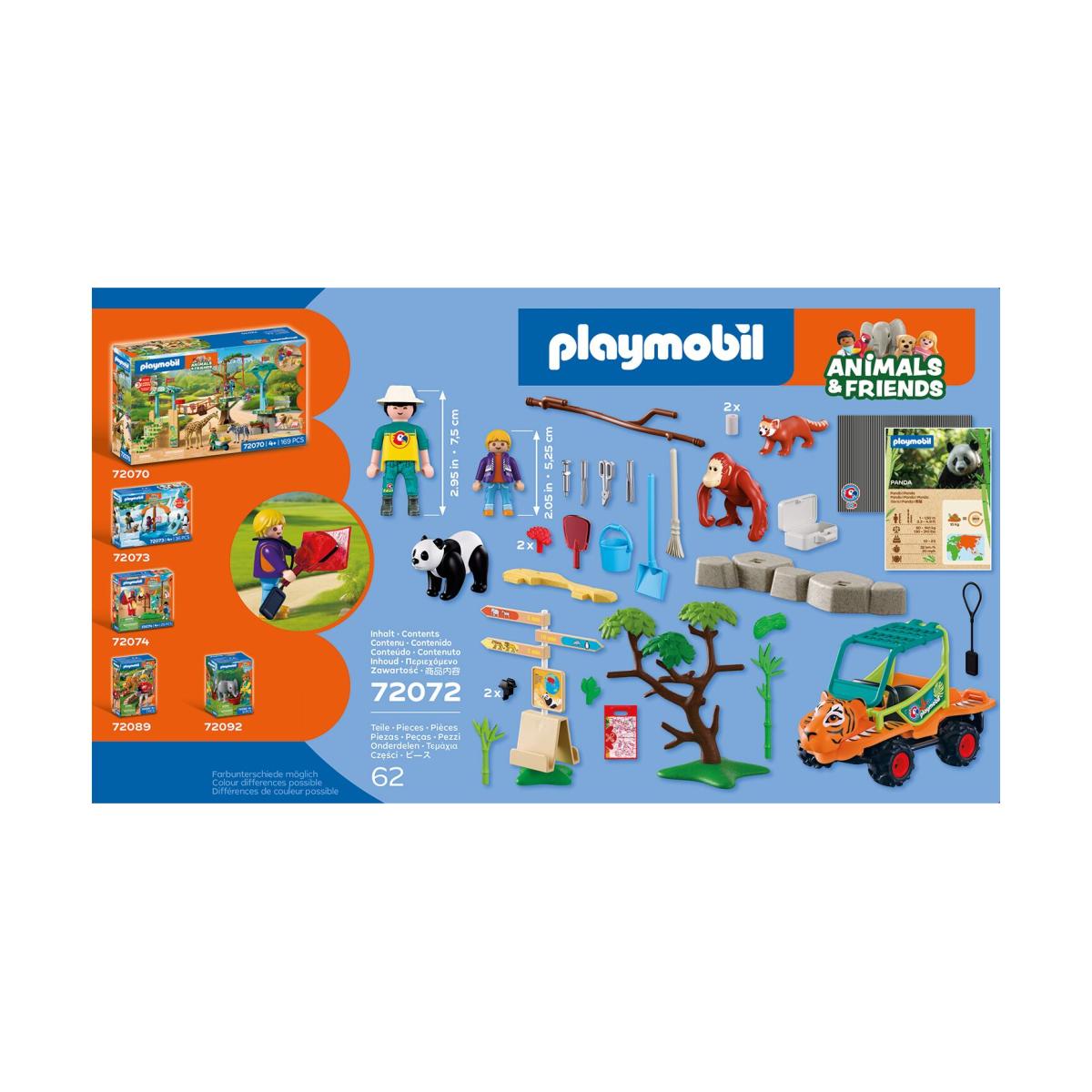 Zoo Cuidador de zoo con vehículo Playmobil 4