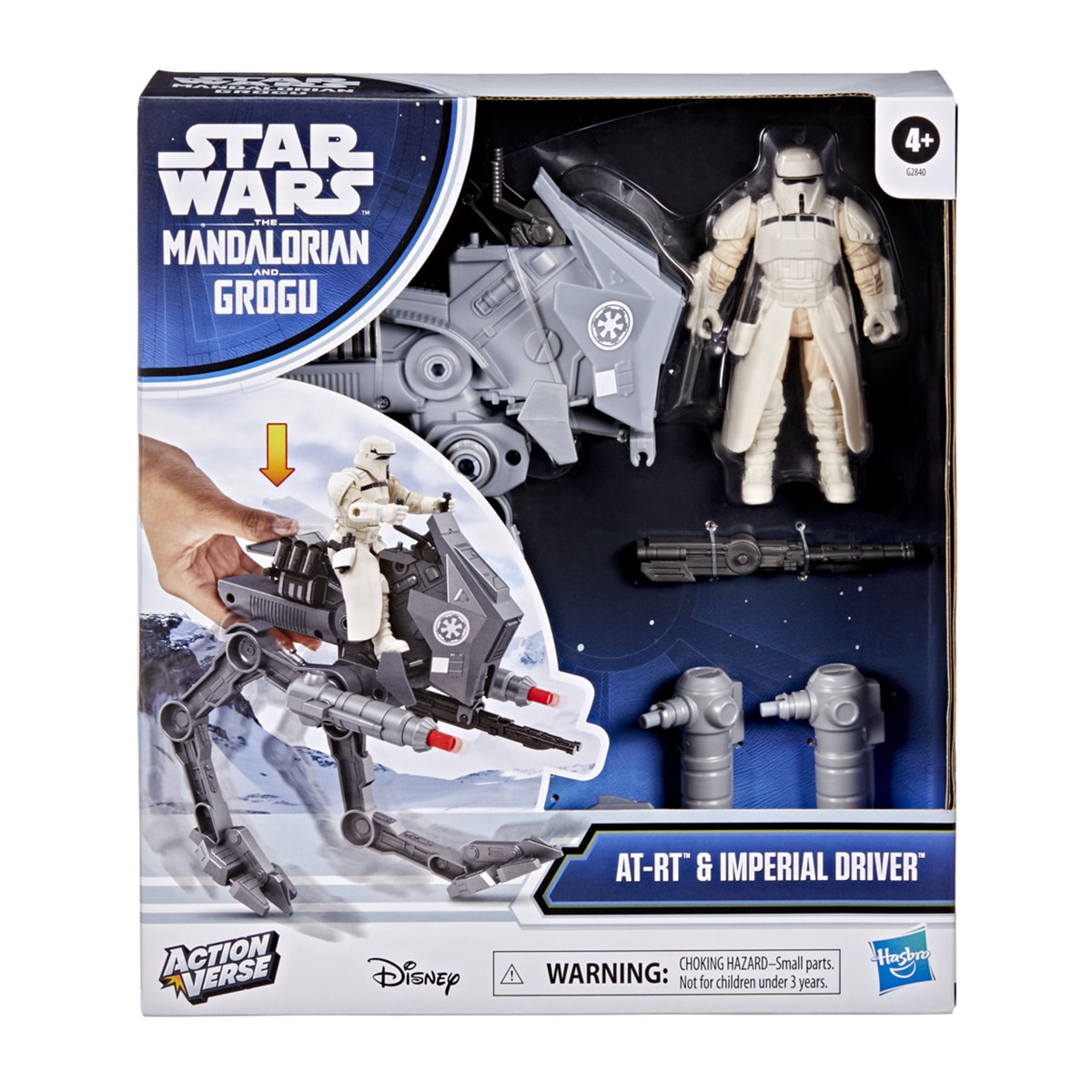 Figura ActionVerse y conductor imperial remanente de AT RT Star Wars Hasbro 2