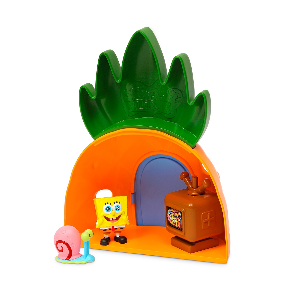 Imagen 0 de Playset casa piña Bob esponjas casa piña con 2 figuras Bizak