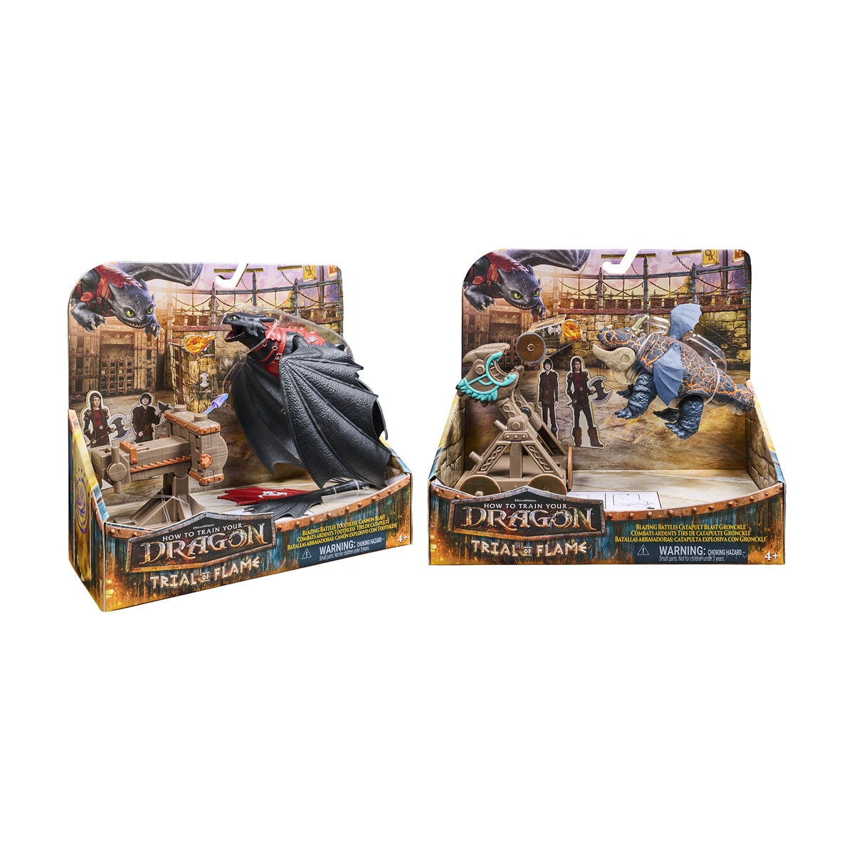 Imagen 0 de Playset dragones Blazing Battles Dragons Spin Master modelos surtidos