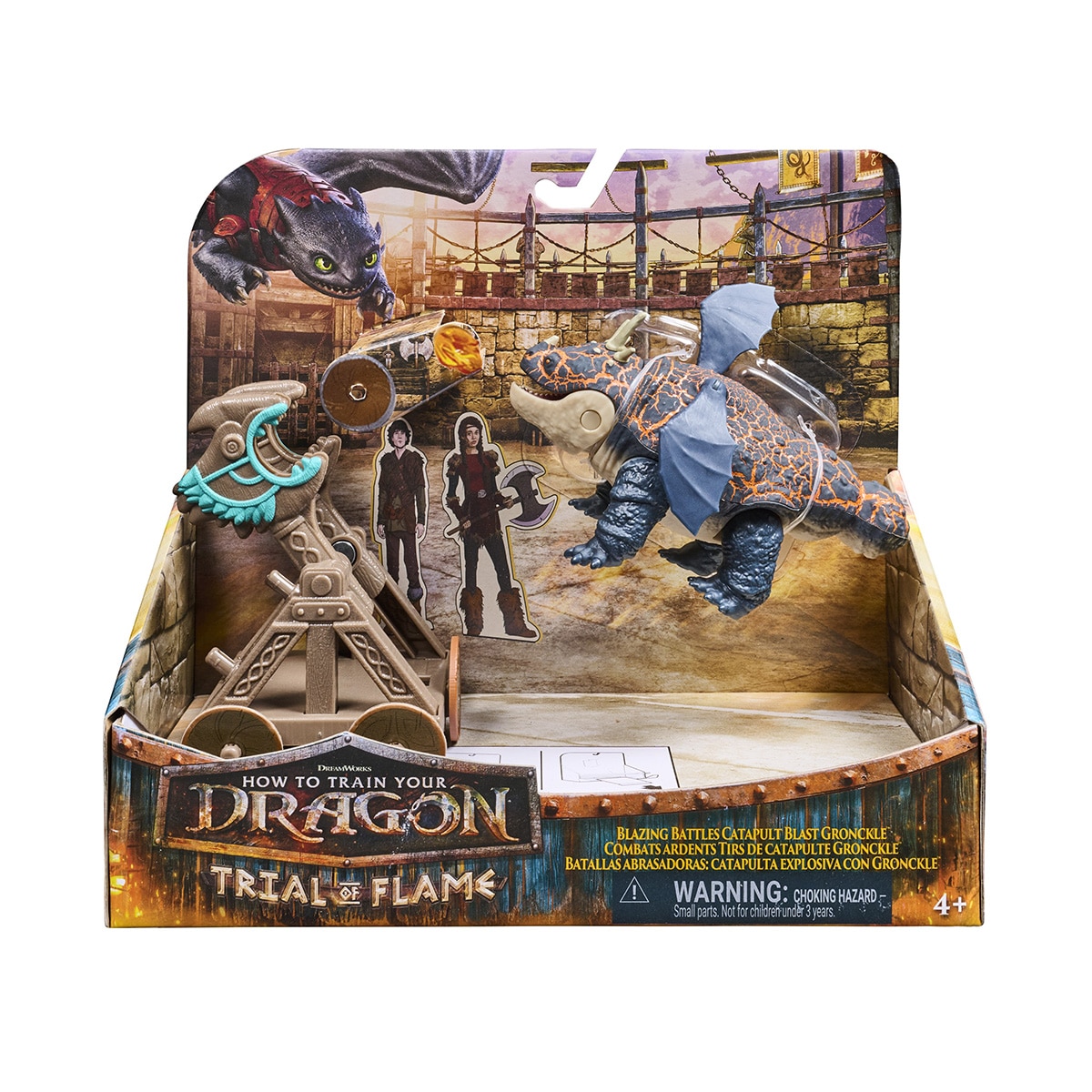 Playset dragones Blazing Battles Dragons Spin Master modelos surtidos 4