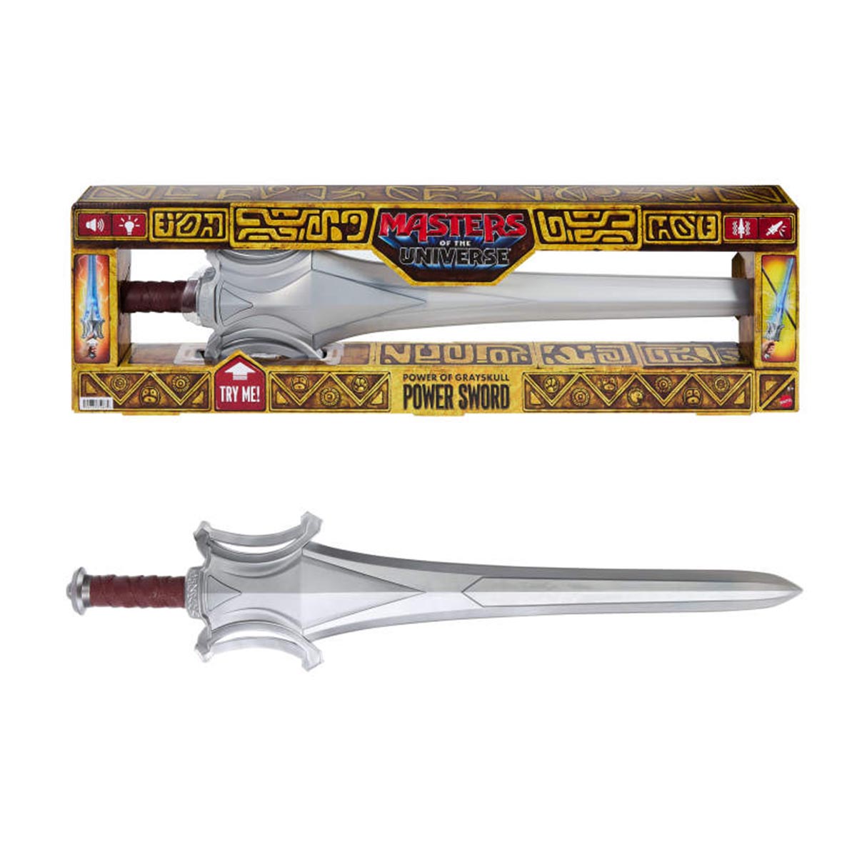 Imagen 0 de Espada del Poder de Grayskull He-Man película MOTU 2026 con luces, sonidos y efectos vibratorios 68,58 cm Masters del Universo modelos surtidos
