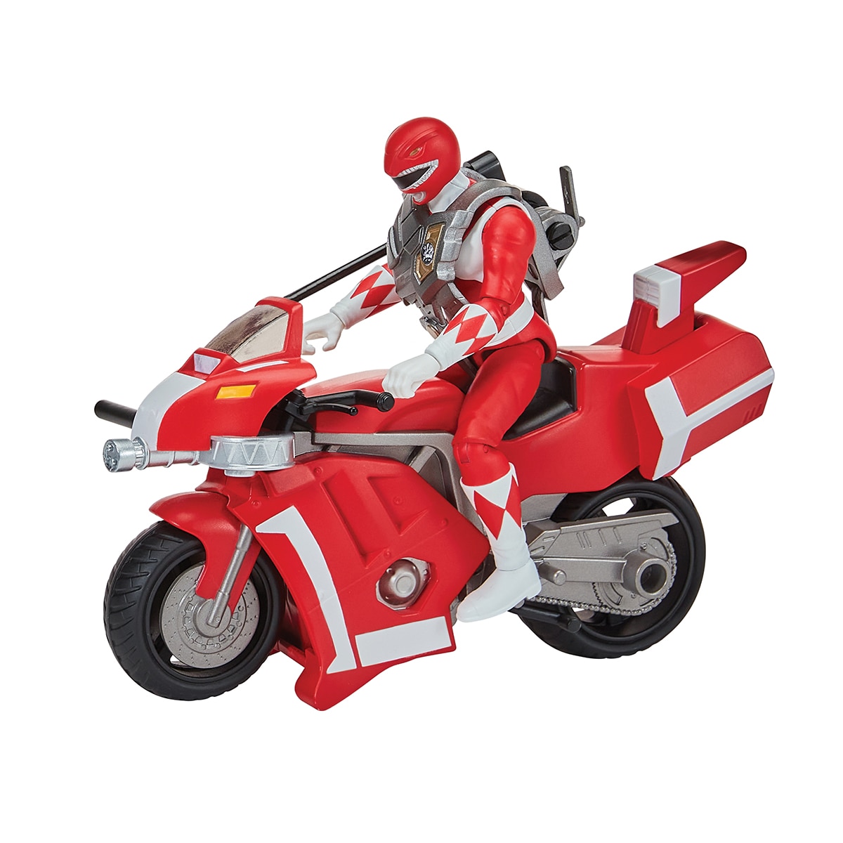 Imagen 0 de Vehículo Power Rangers moto combate con figura Bizak