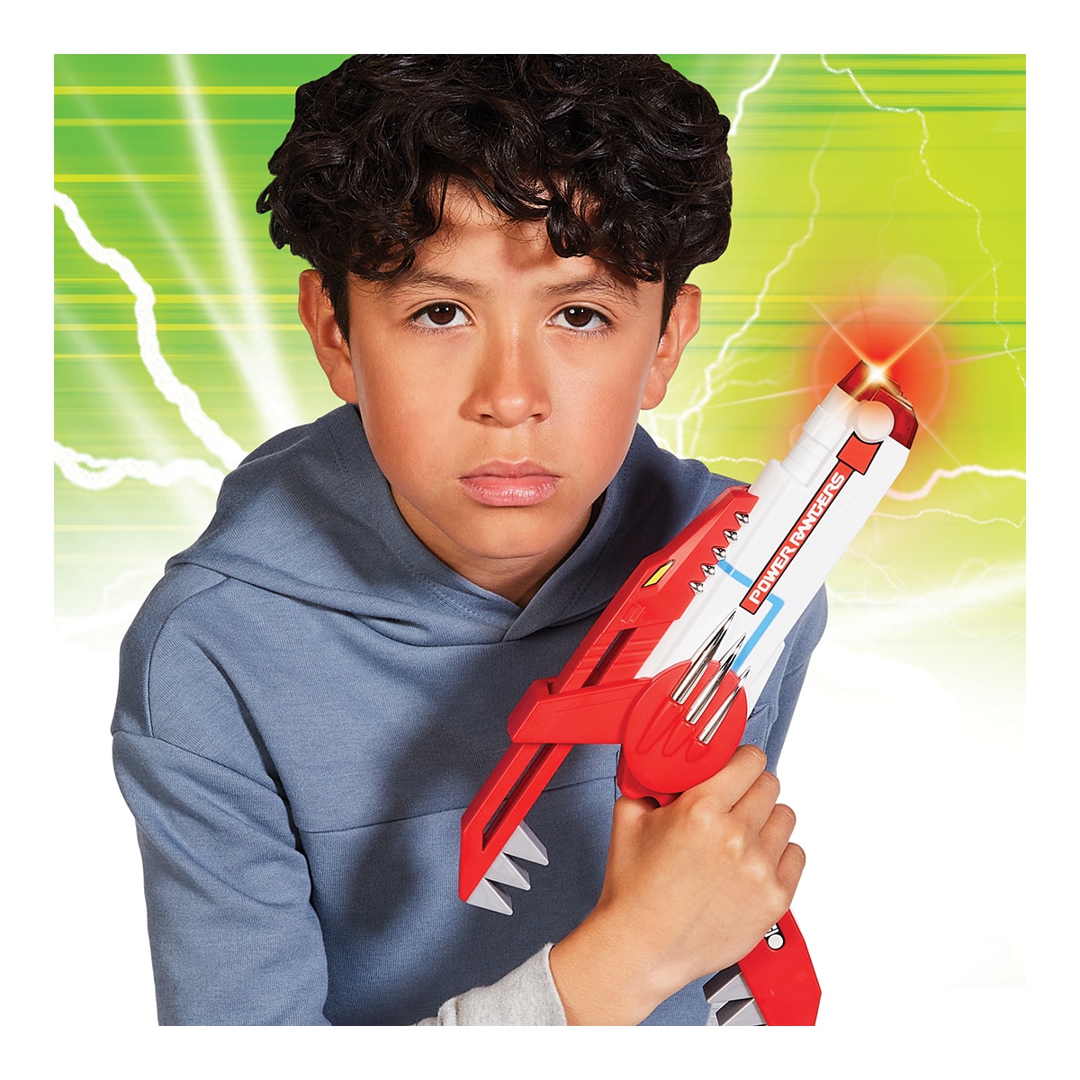 Juguete electrónico Power Rangers transformable espada con luces y sonidos Bizak 4