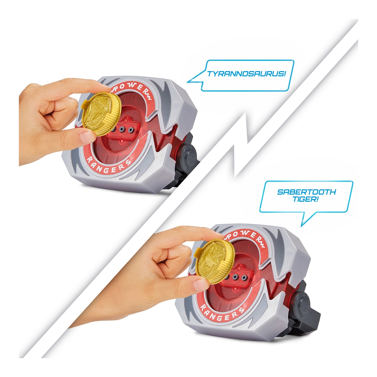 Juguete electrónico Power Rangers Morpher electrónico con power coins Bizak 9