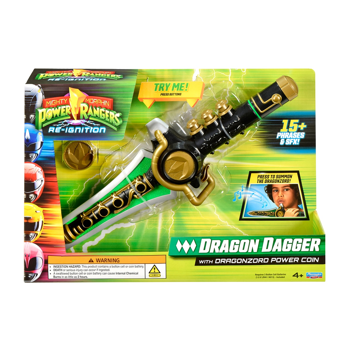Juguete electrónico Power Rangers Daga de dragón electrónica Bizak 7