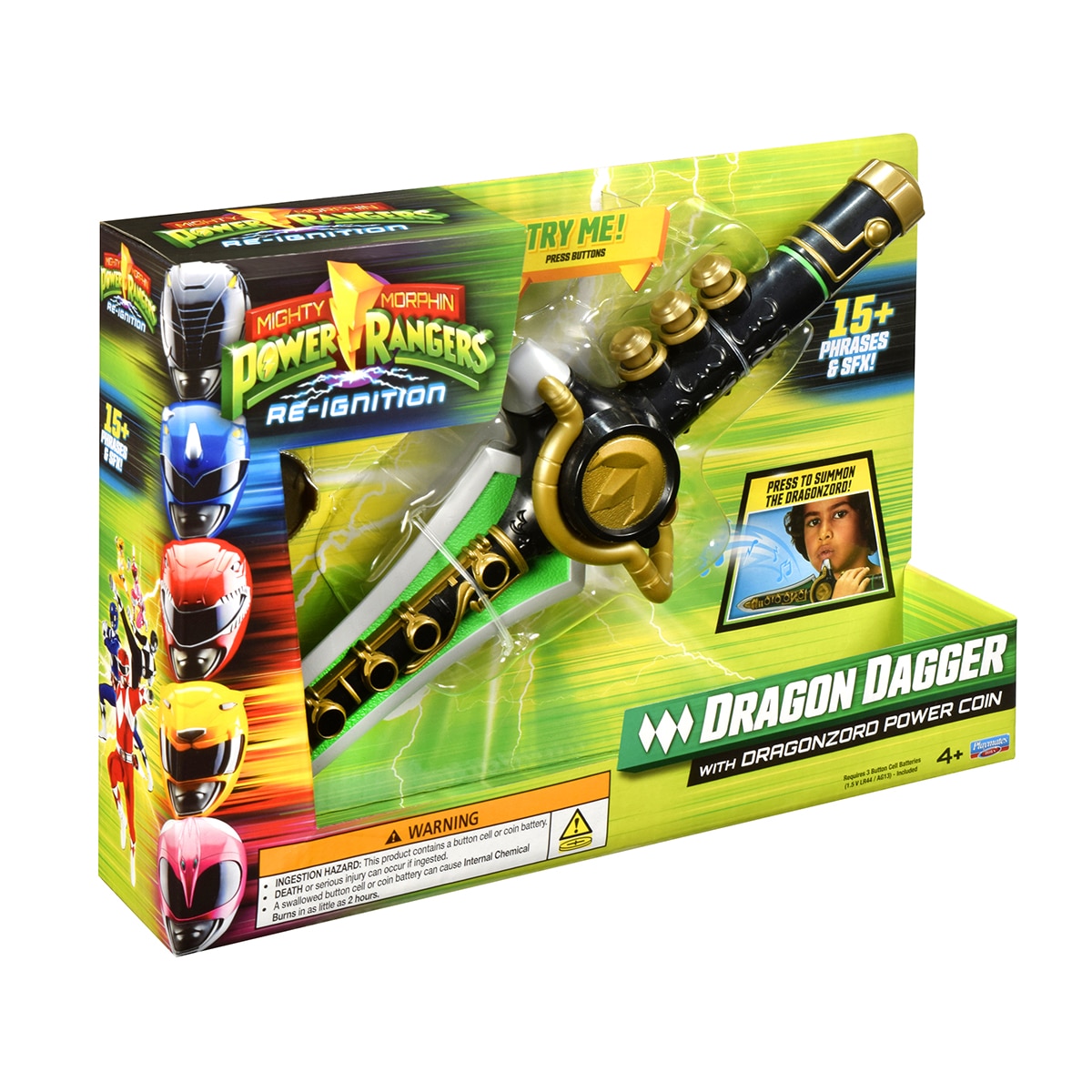 Juguete electrónico Power Rangers Daga de dragón electrónica Bizak 8