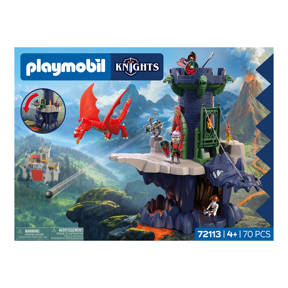 Torre de Caballeros Dragón Playmobil Knights 4