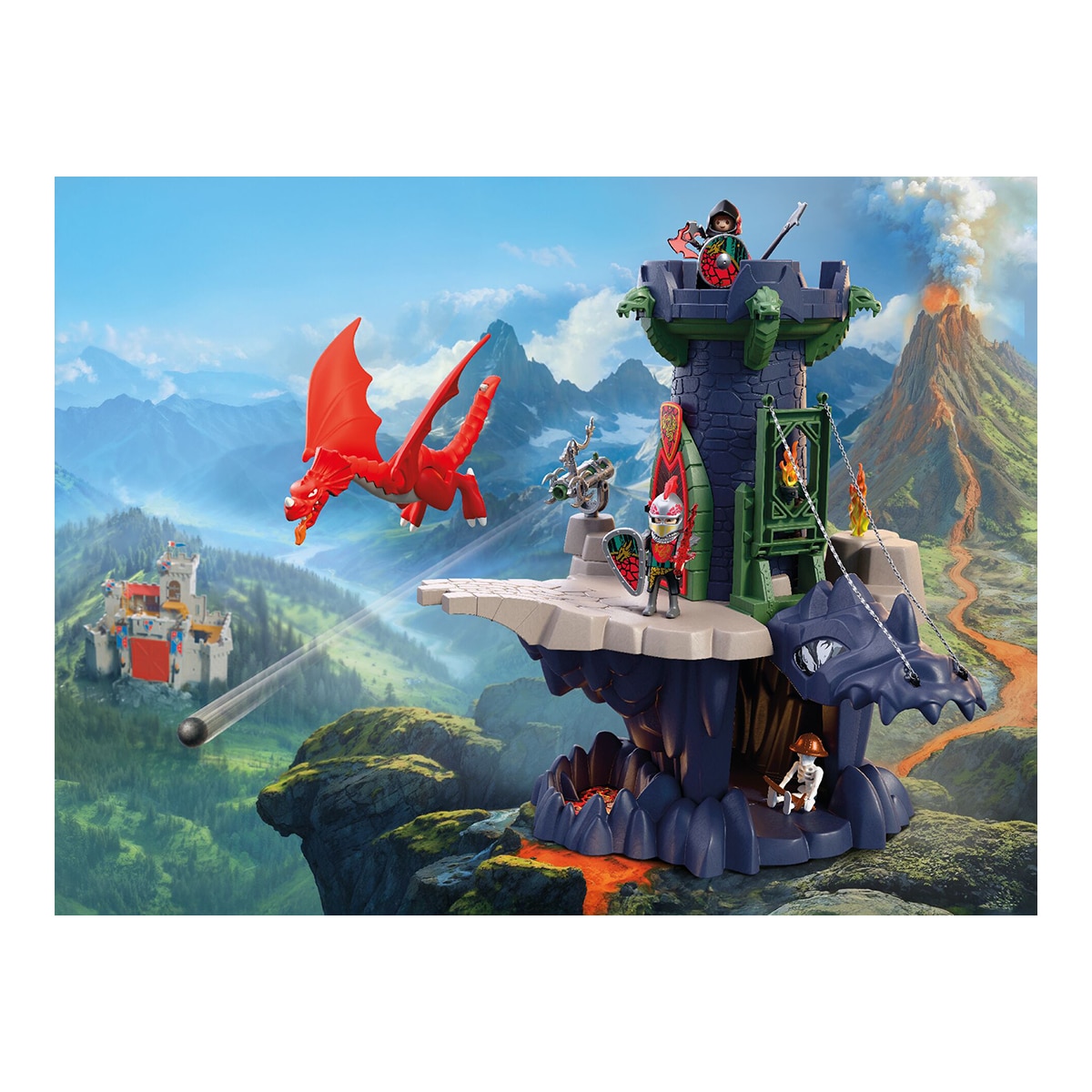 Torre de Caballeros Dragón Playmobil Knights 5
