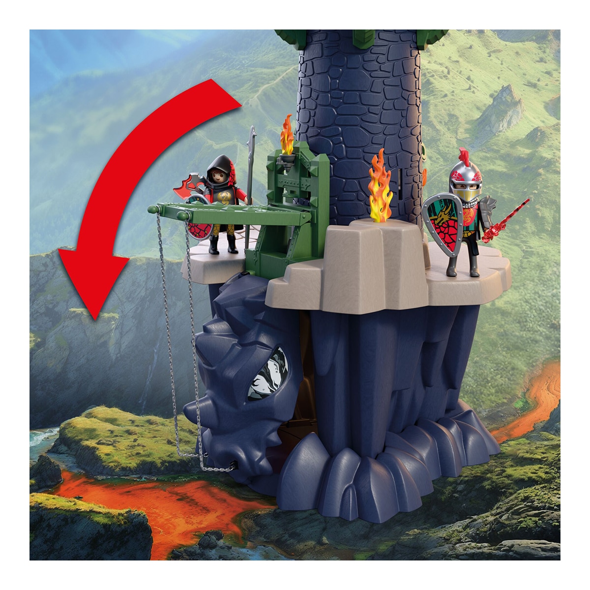 Torre de Caballeros Dragón Playmobil Knights 6