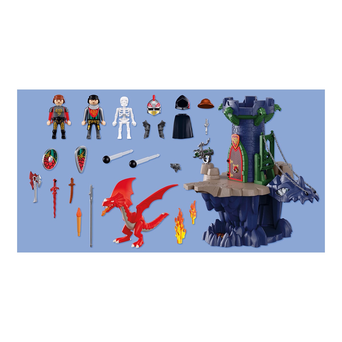 Torre de Caballeros Dragón Playmobil Knights 10