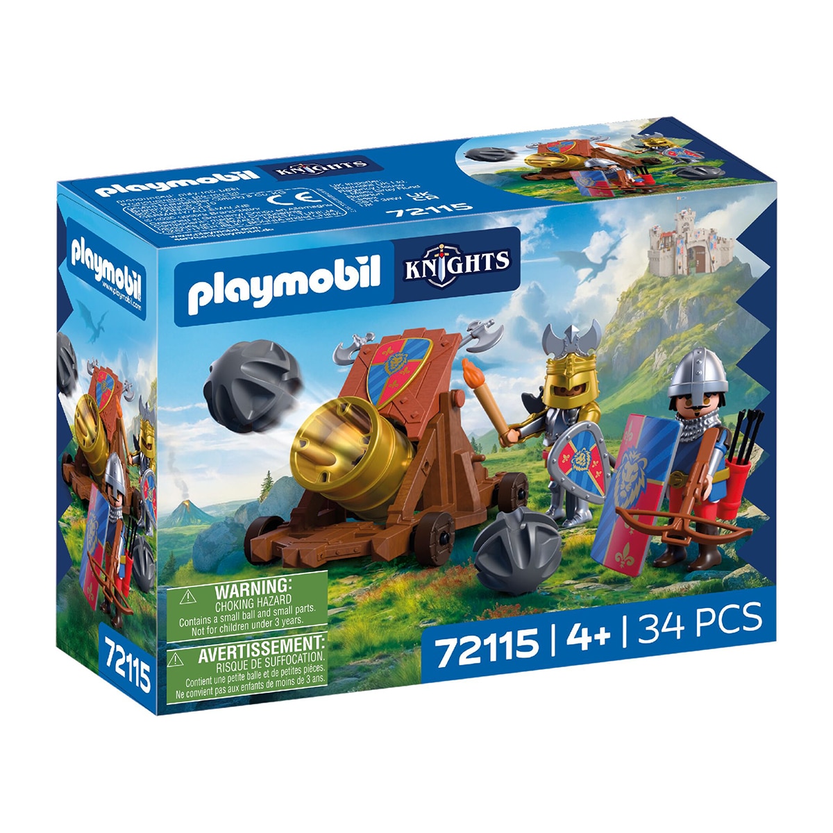 Imagen 0 de Cañón de fuego de Caballeros León Playmobil Knights