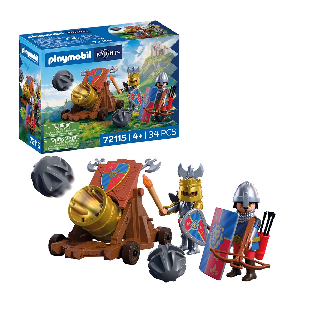 Cañón de fuego de Caballeros León Playmobil Knights 2