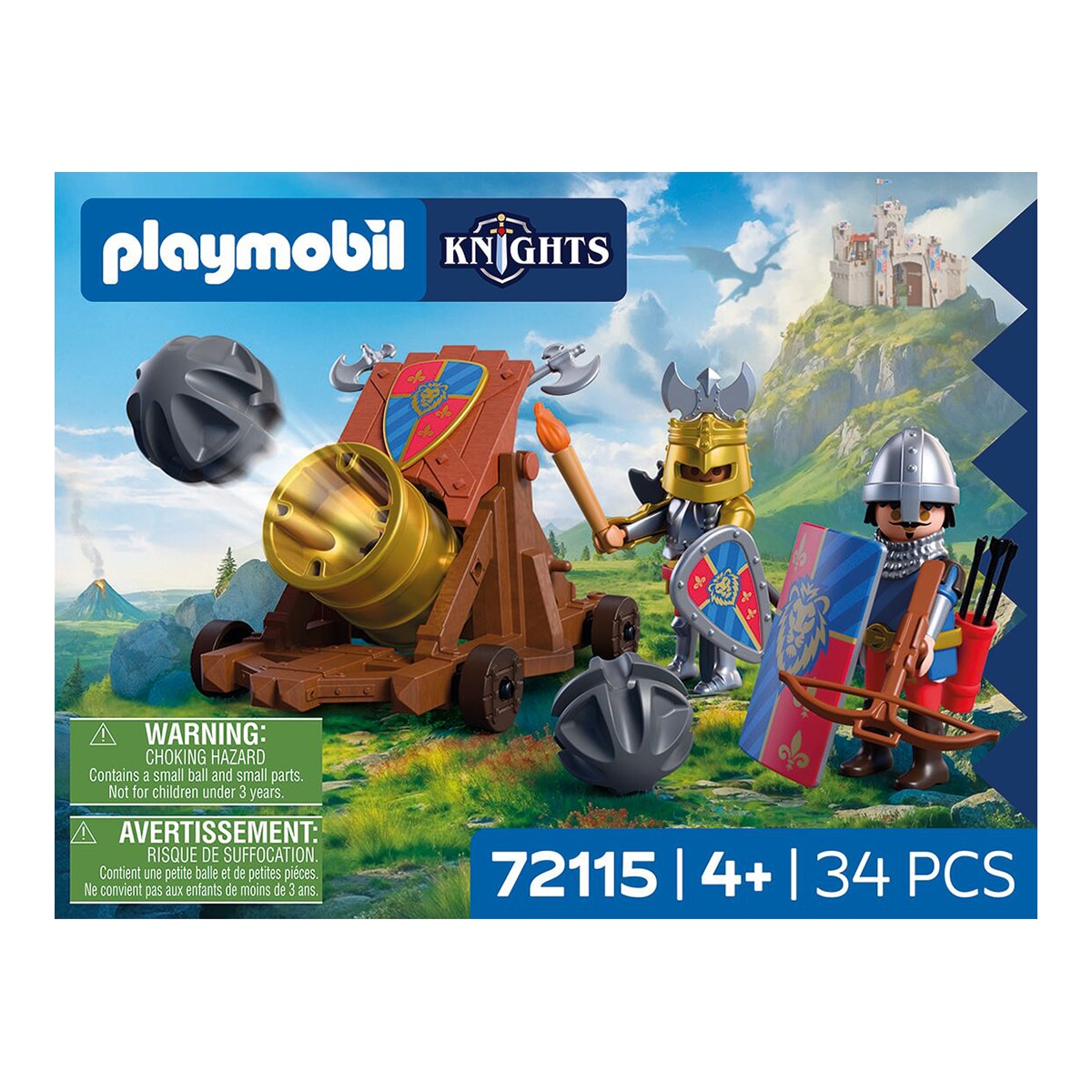 Cañón de fuego de Caballeros León Playmobil Knights 4