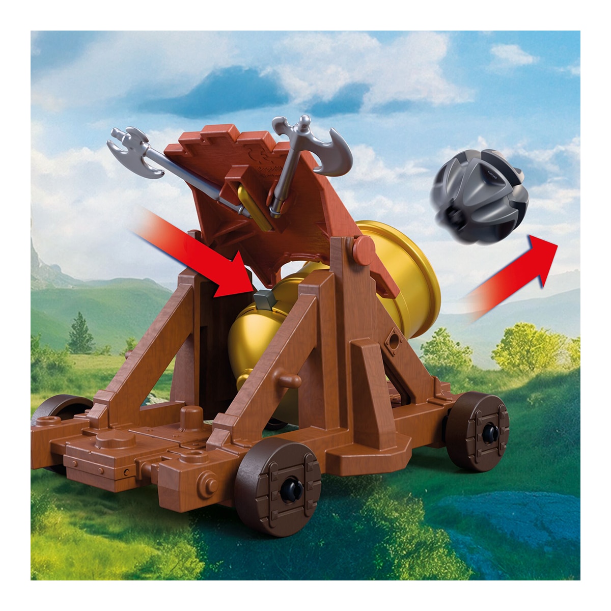 Cañón de fuego de Caballeros León Playmobil Knights 6
