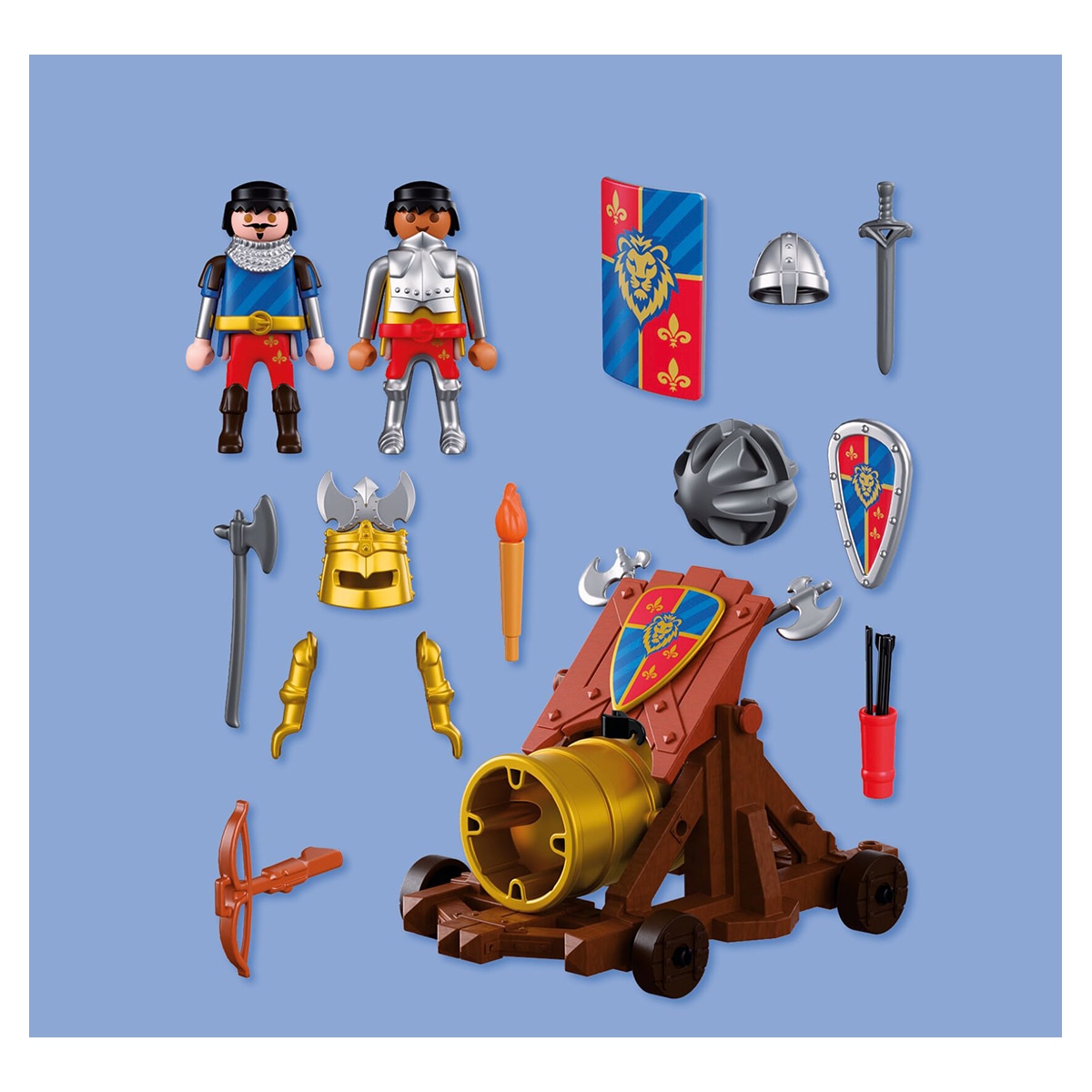 Cañón de fuego de Caballeros León Playmobil Knights 8
