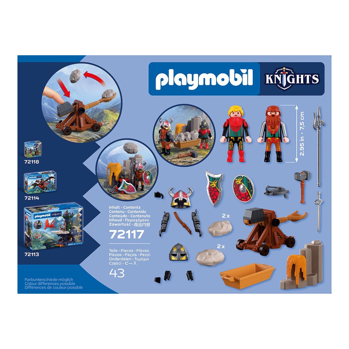 Catapulta de Caballeros Dragón Playmobil Knights 3